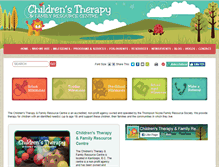 Tablet Screenshot of kamloopschildrenstherapy.org